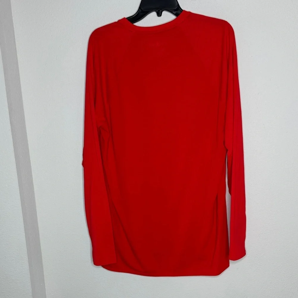 Jordan Vivid Red Long Sleeve Shirt